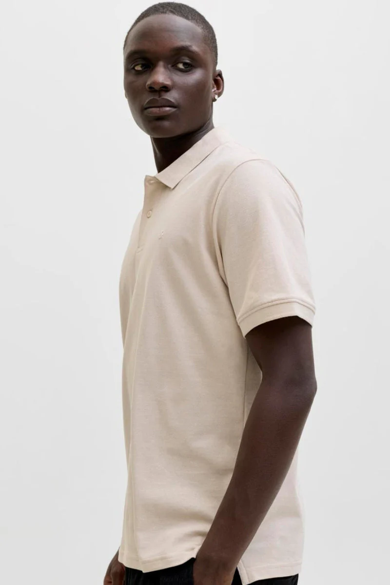 Jack & Jones Basic Polo SS Noos Moonbeam - Image 5
