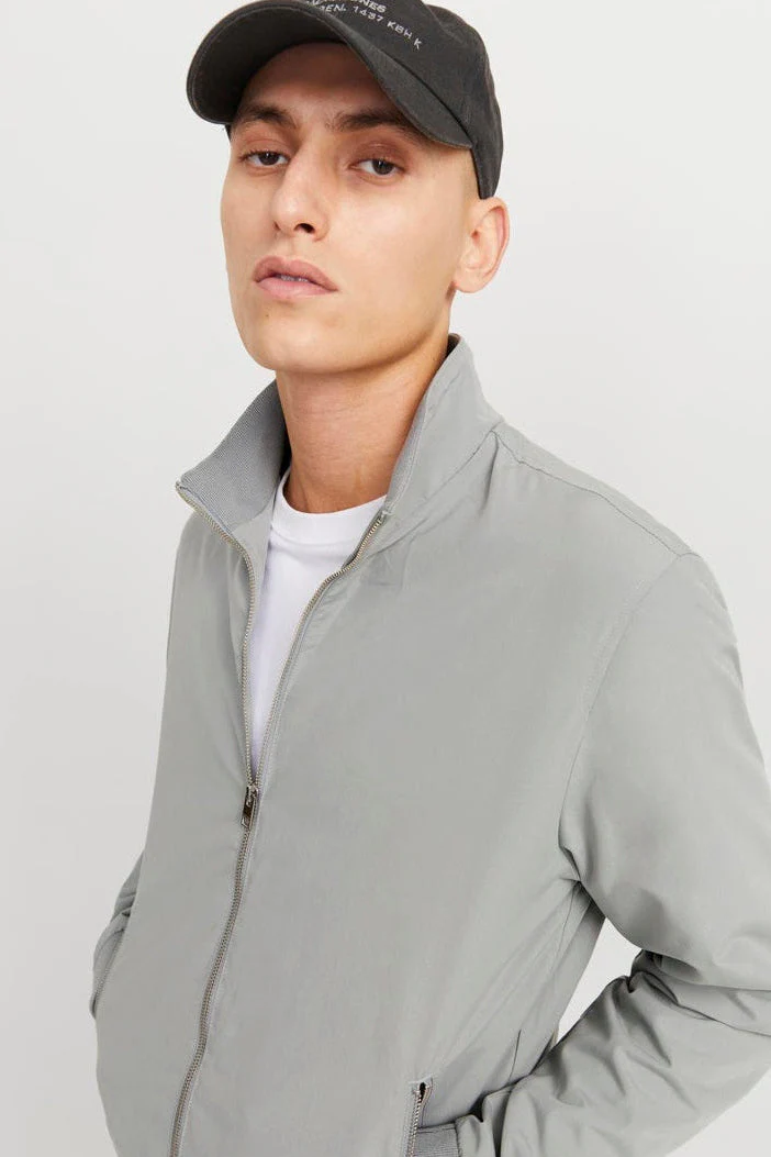 Jack & Jones Rush Harrington Bomber Ultimate Grey - Image 4