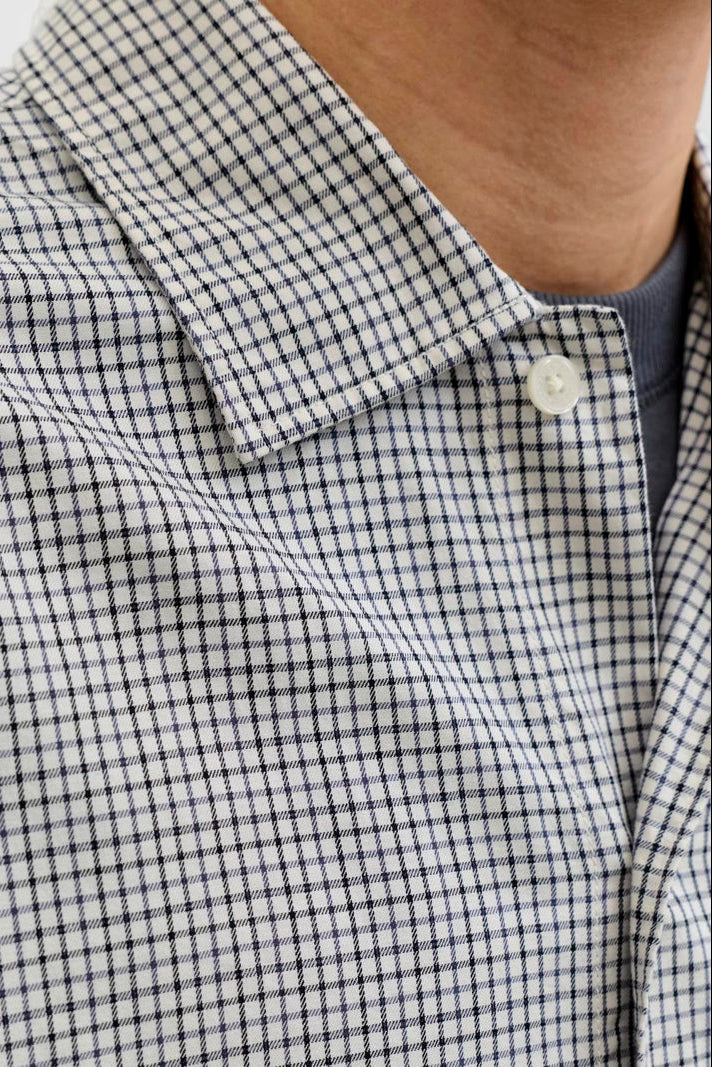 Jack & Jones Joraustin Clean Check Shirt Långärmad Odyssey Gray Skjorta - Image 5