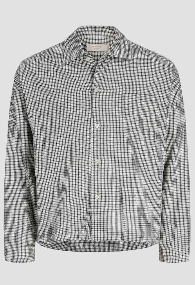 Jack & Jones Joraustin Clean Check Shirt Långärmad Odyssey Gray Skjorta - Image 7