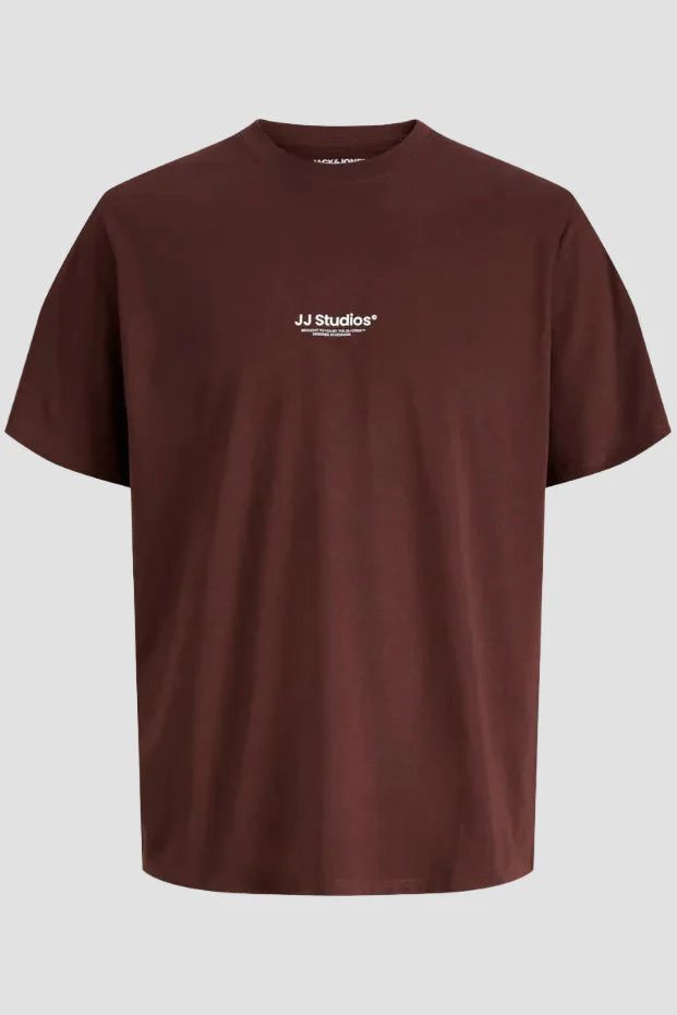 Jack & Jones Soho Tee SS Crew Neck Bitter Chocolate - Image 6