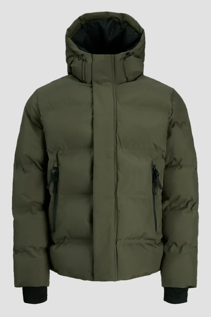 Jack & Jones Cofusion Puffer Jacket Grape Leaf - Image 7