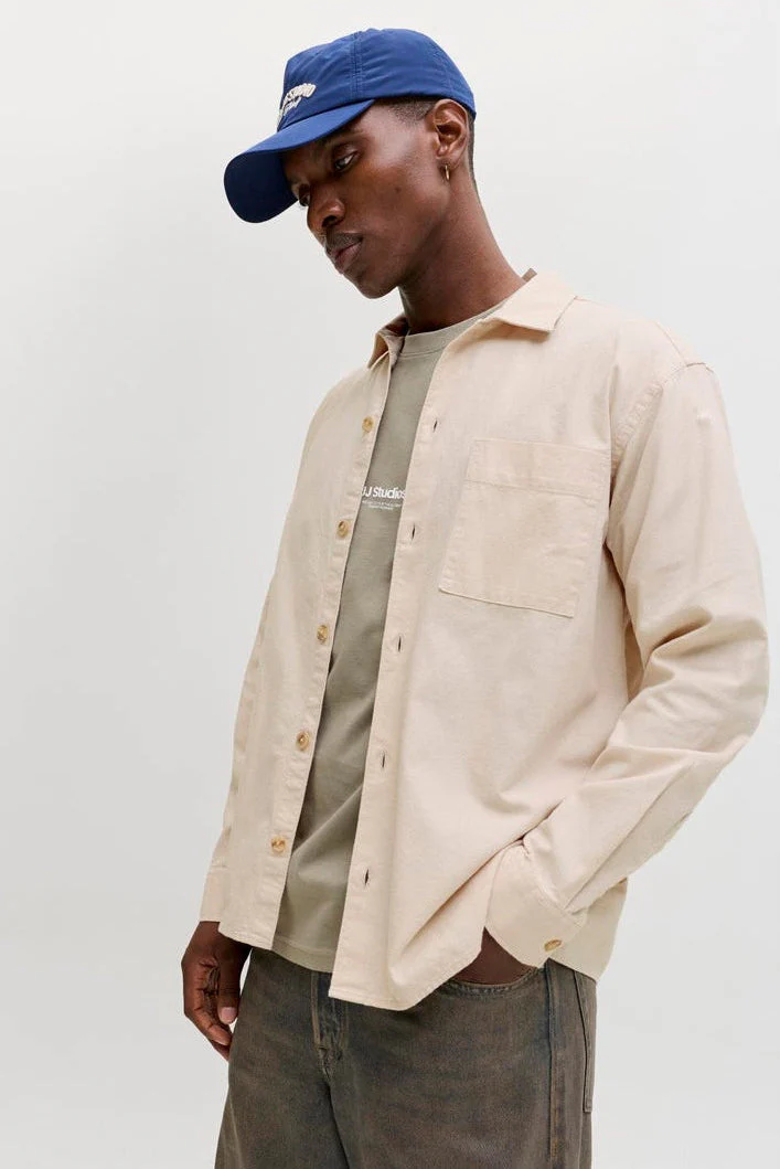 Jack & Jones Tristian Overskjorta Moonbeam - Image 4