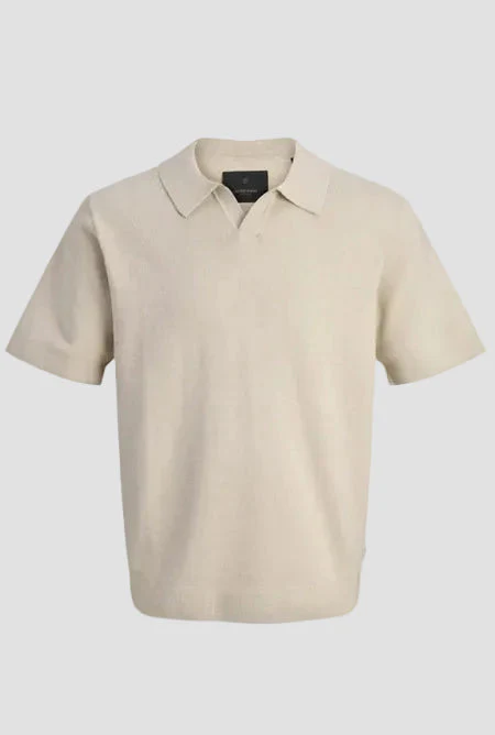 Jack & Jones Blamilano Spring Split Neck Ss Ancient Scroll - Image 7