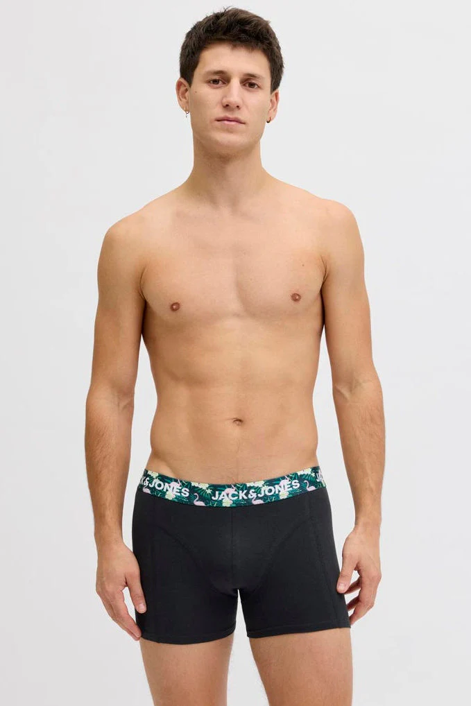 Jack & Jones Flamingo Flower Trunks Black - Image 6