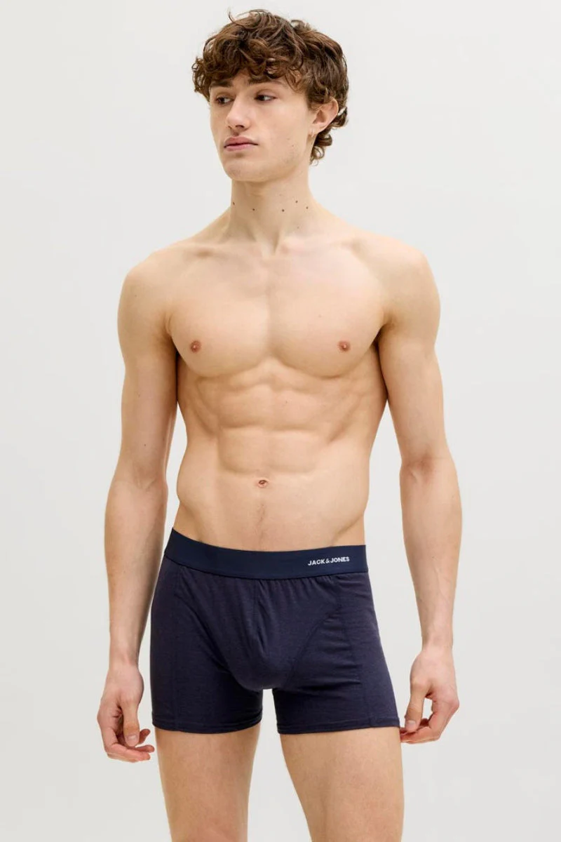 Jack & Jones Gabriel Bamboo Trunks 3 Pack Black - Image 6