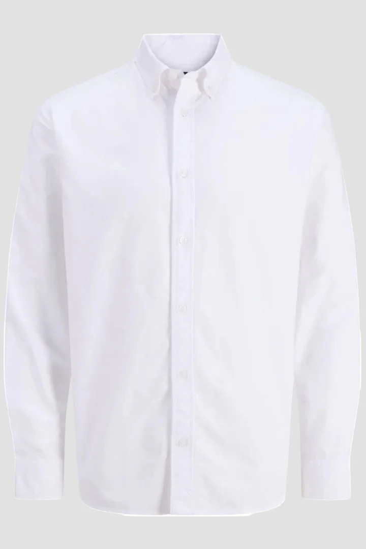 Jack & Jones Harvey Oxford Långärmad Skjorta White - Image 5