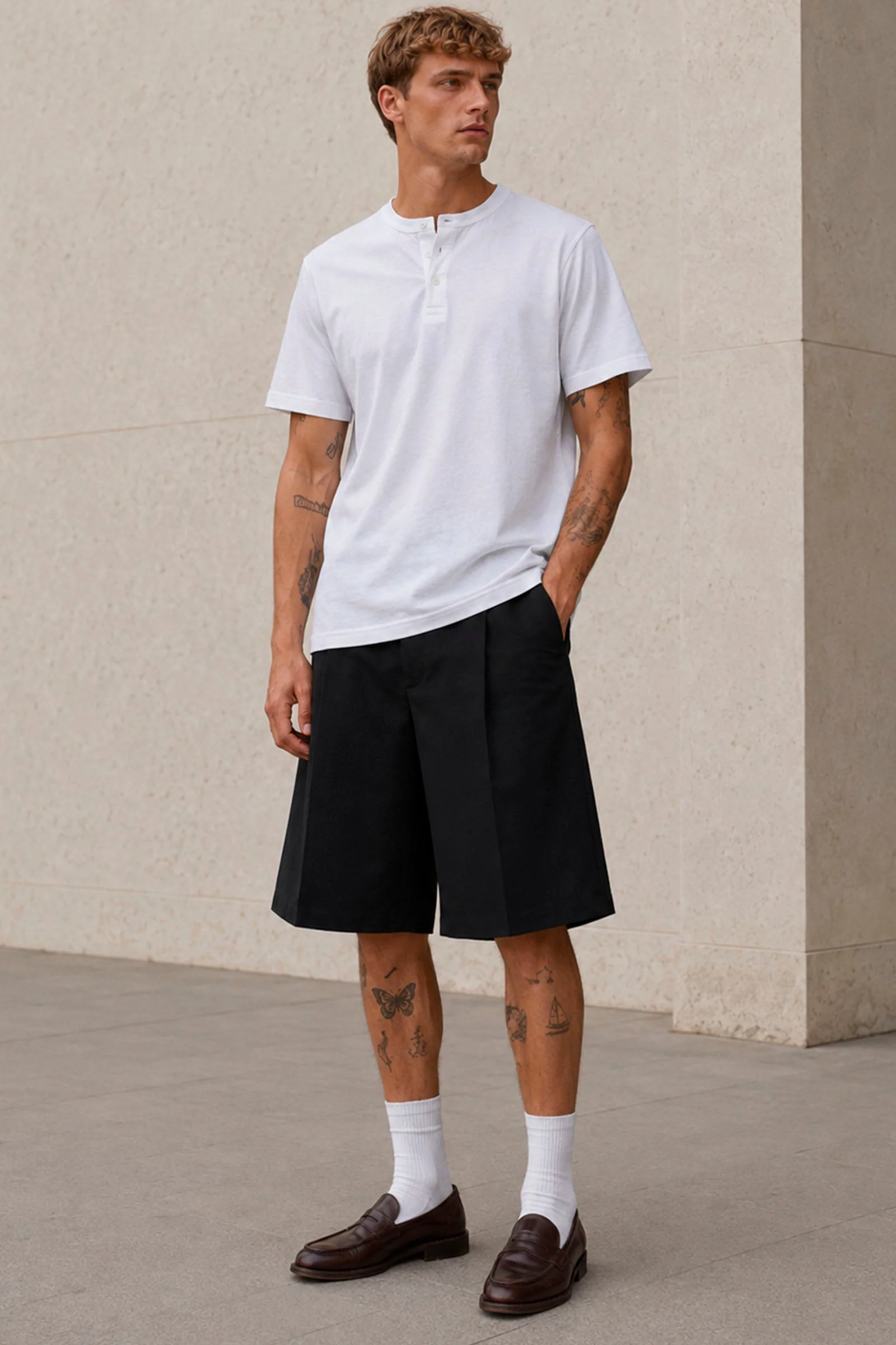 Jack & Jones Stowen Toby Chino Shorts Black - Image 2