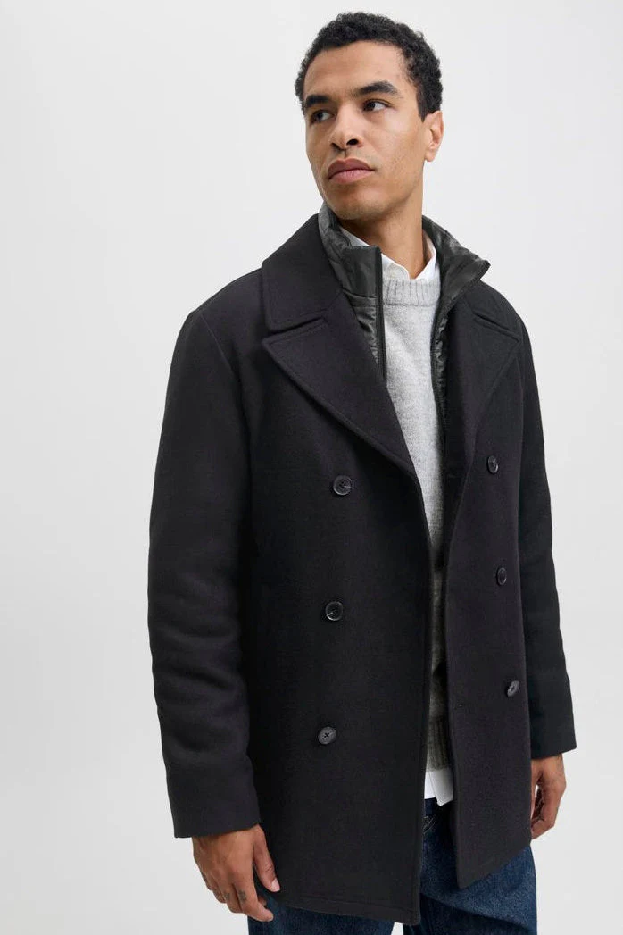 Jack & Jones Jedetroit Peacoat Svart - Image 4