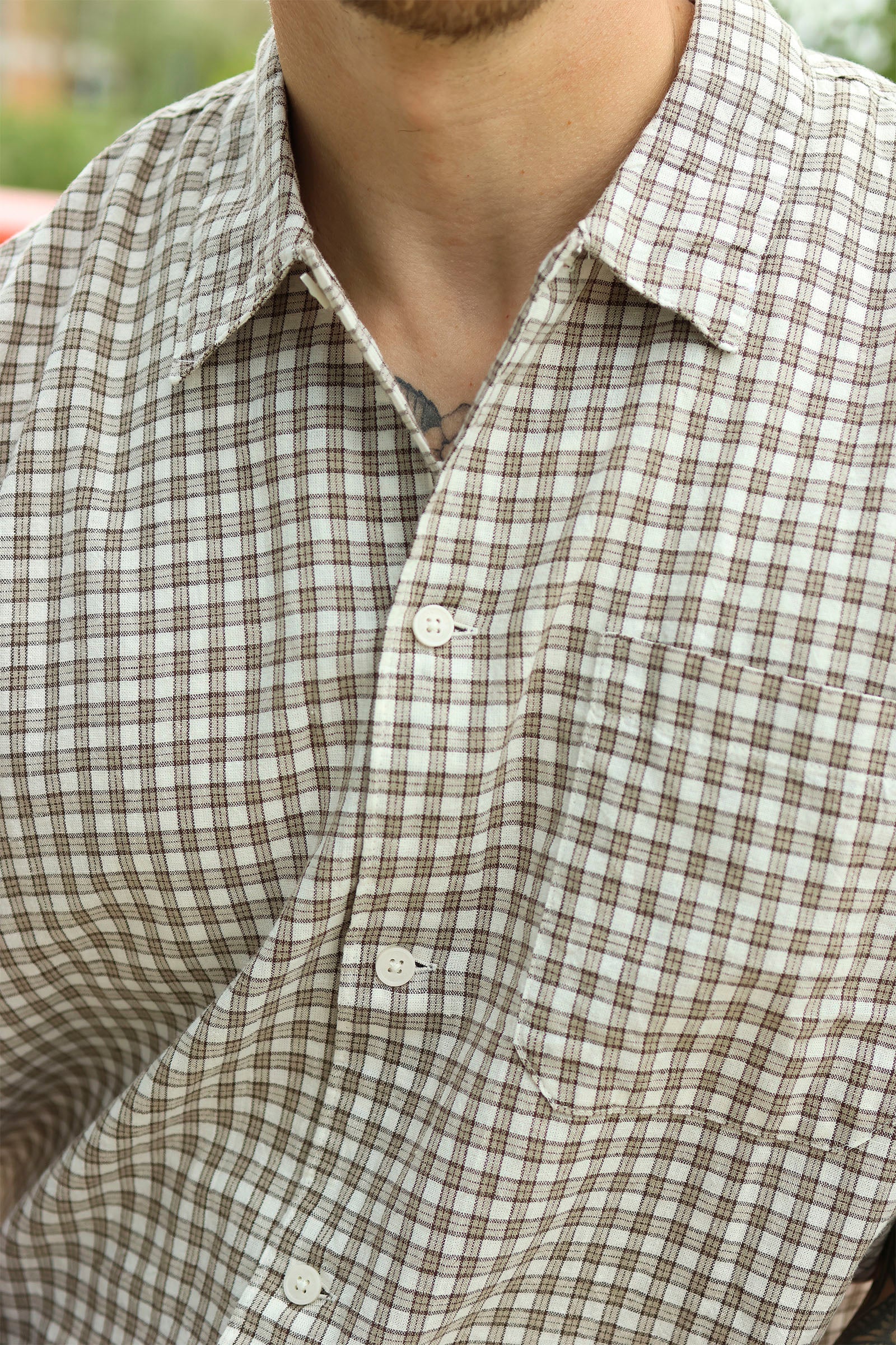 Jack & Jones Riviera Linen Blend Shirt SS LN Vintage Khaki - Image 3