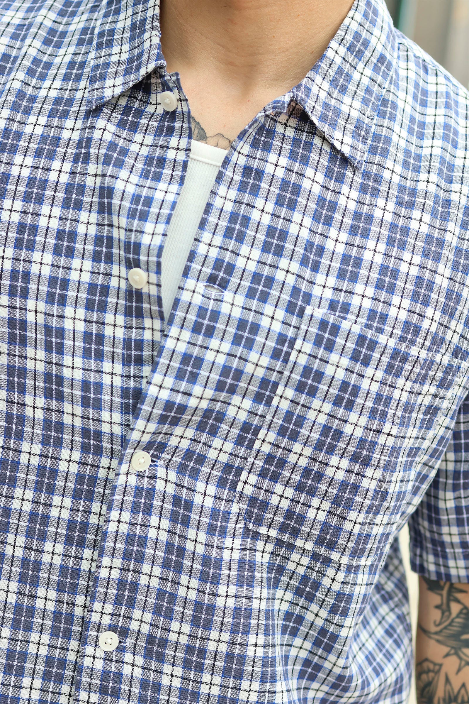 Jack & Jones Riviera Linen Blend Shirt SS Bluing - Image 3