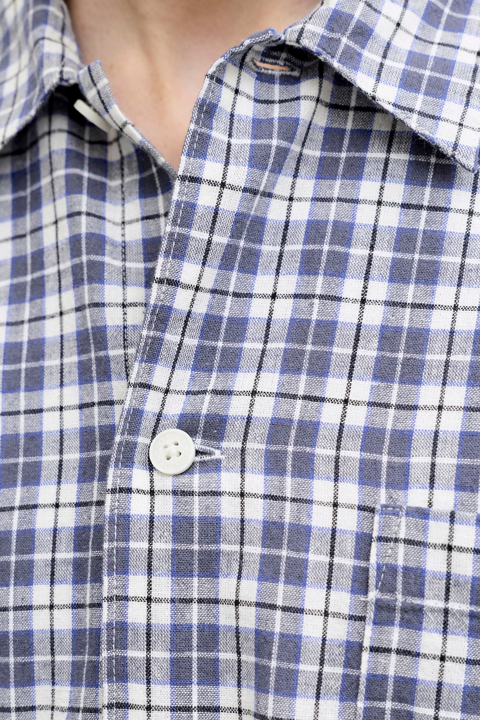 Jack & Jones Riviera Linen Blend Shirt SS Bluing - Image 5