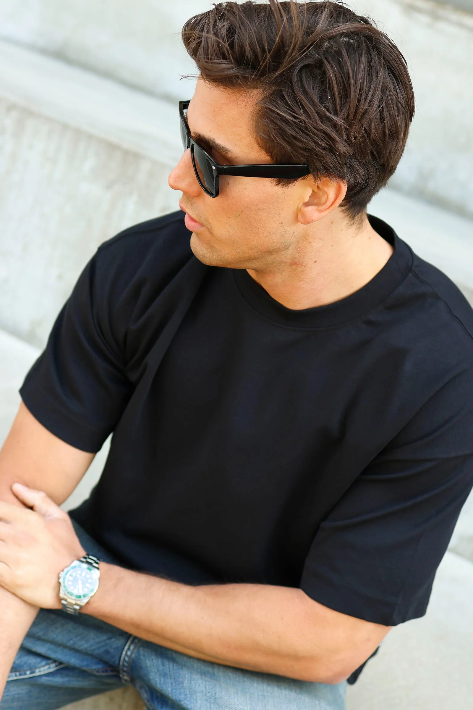 Jack & Jones Barron Tee SS O-Neck Black - Image 3