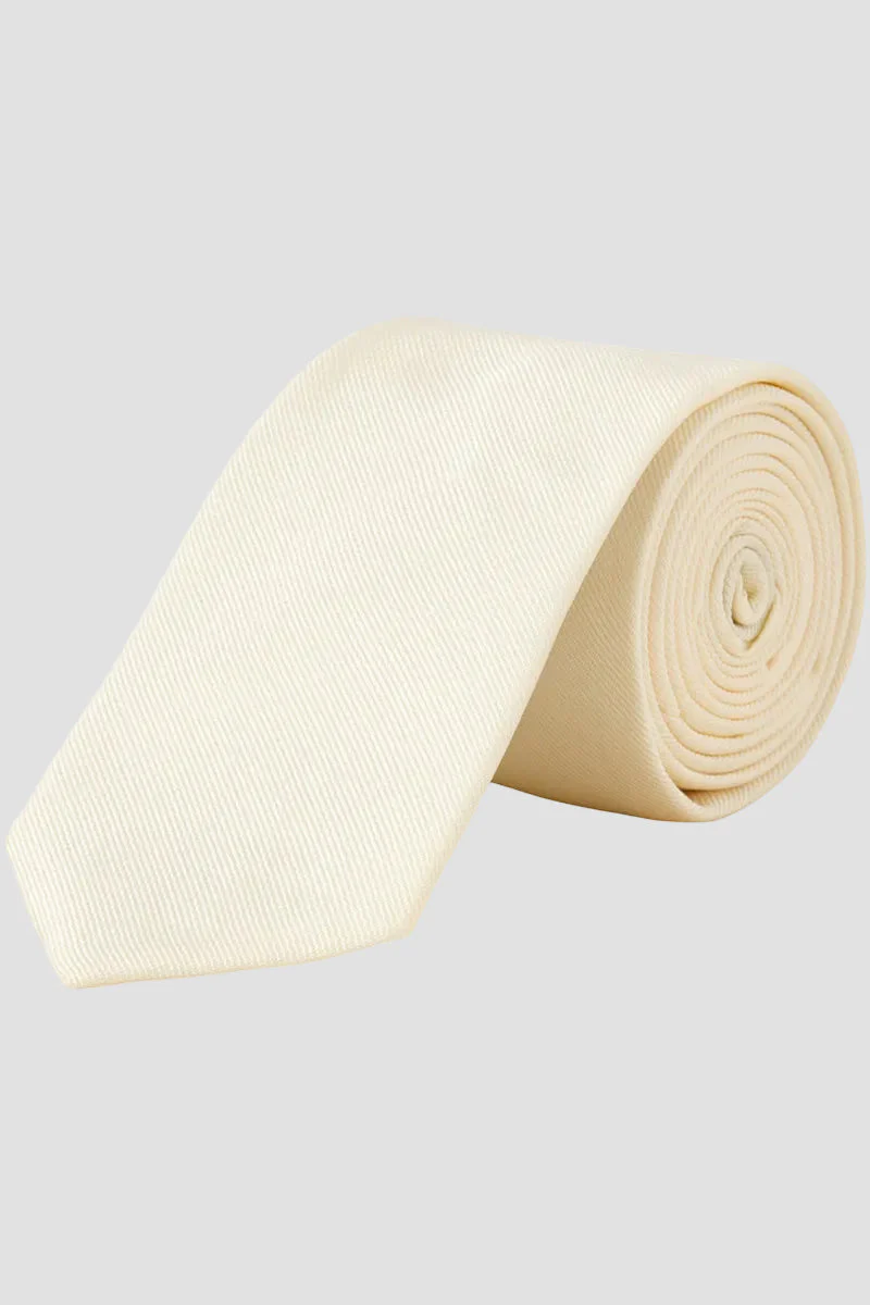 Jack & Jones Solid Structured Tie Moonbeam - Image 2