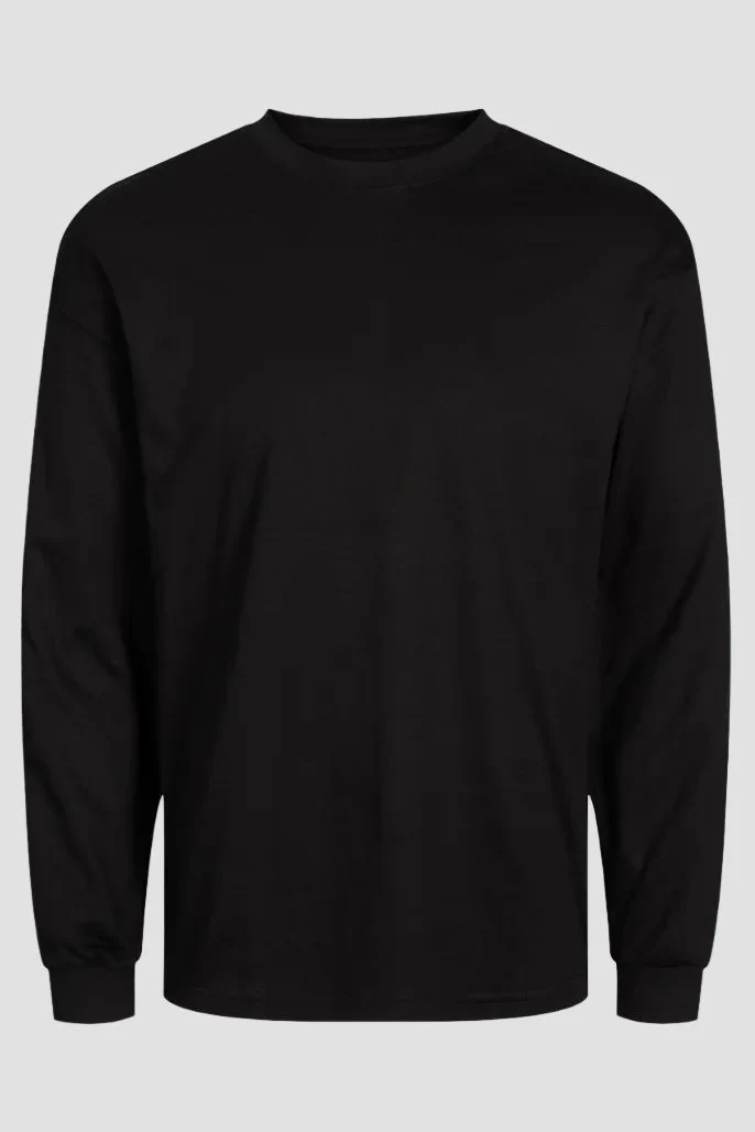 Jack & Jones Barron Tee LS O-Neck SN Black - Image 7