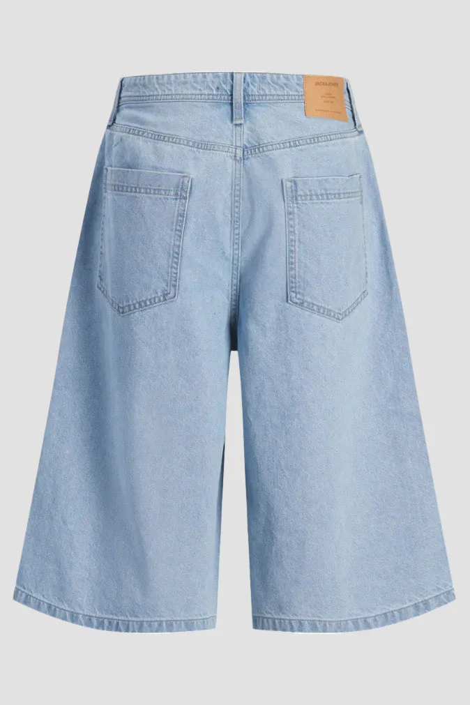 Jack & Jones Billy Crew Jorts SQ Fit 738 ST LN Blue Denim Shorts - Image 8