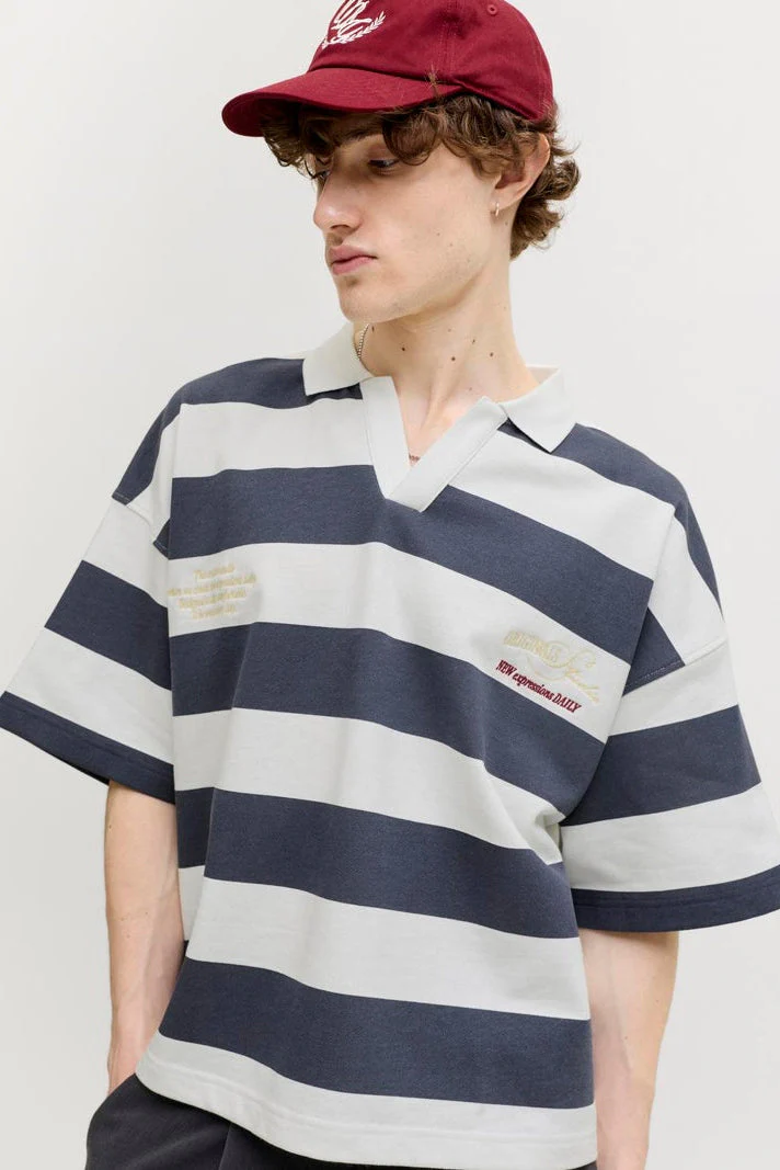 Jack & Jones Savona Sweat SS Polo Odyssey Gray - Image 4