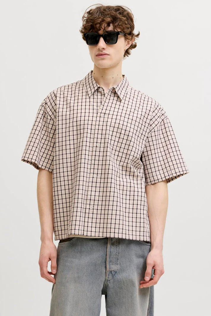 Jack & Jones Savona Austin Shirt SS Antique White - Image 6
