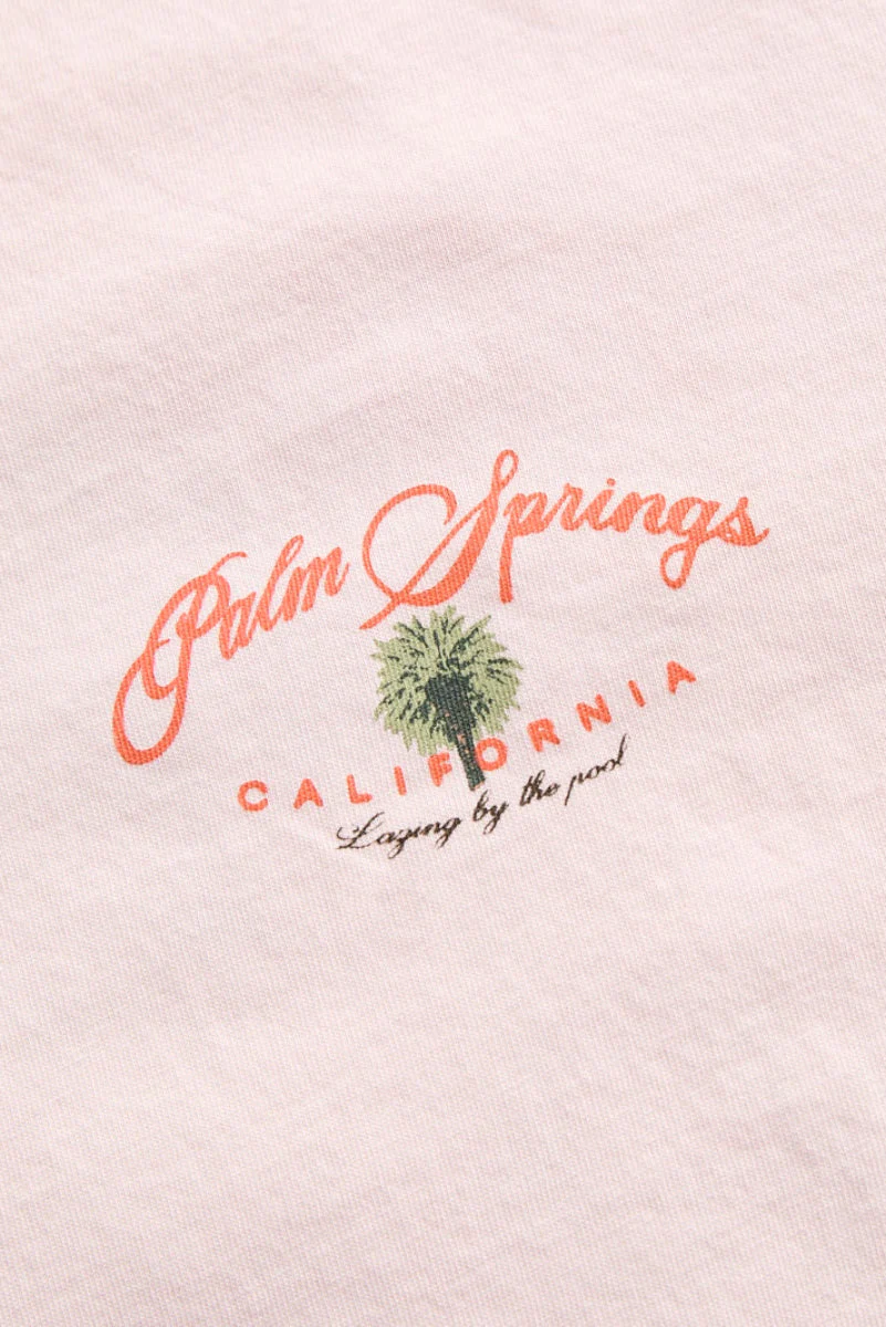 Jack & Jones Post Tee SS Crew Neck Styd SS26 Chalk Pink - Image 6