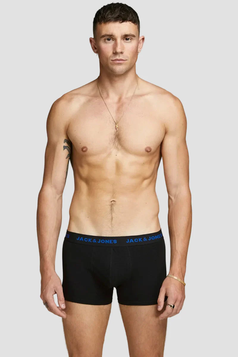 Jack & Jones JACBASIC TRUNKS 7 PACK Black Black - Black - Black - Black - Black - Black - Image 2
