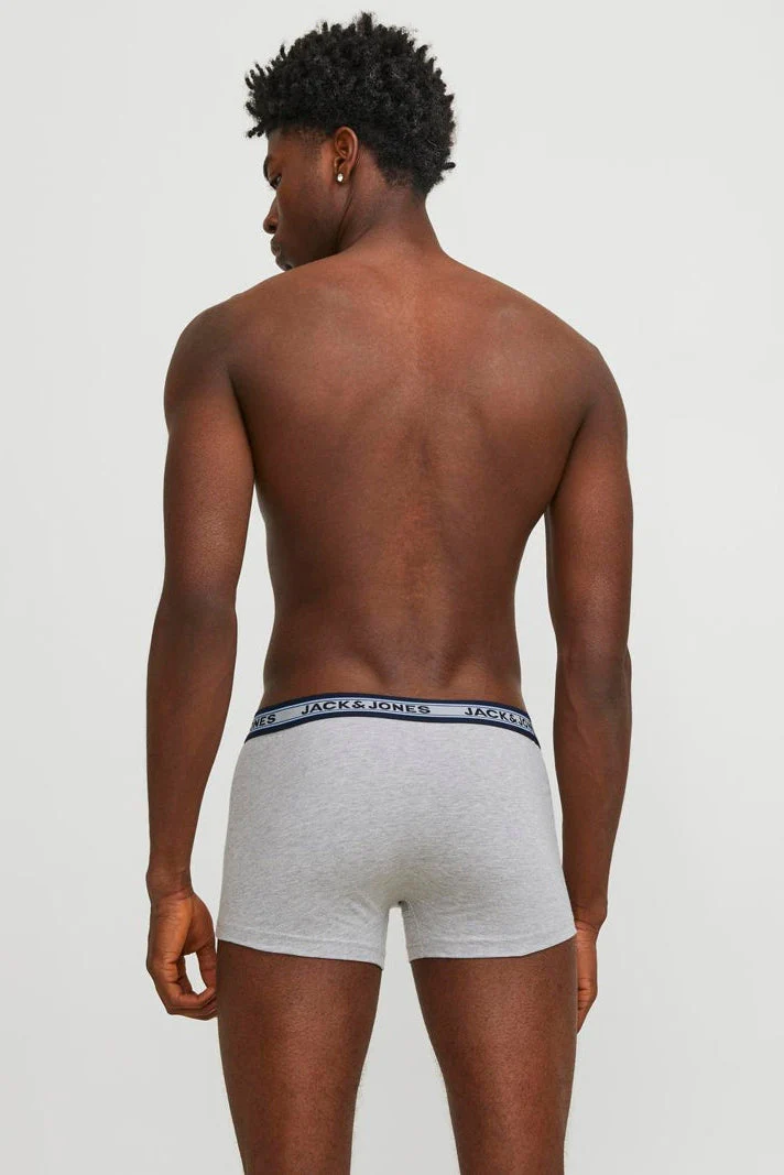 Jack & Jones Solid Trunks 10 Packs Dark Grey Melange - Image 3
