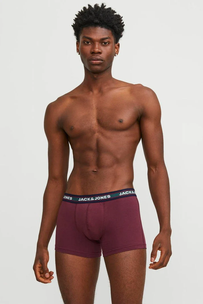 Jack & Jones Solid Trunks 10 Packs Dark Grey Melange - Image 4