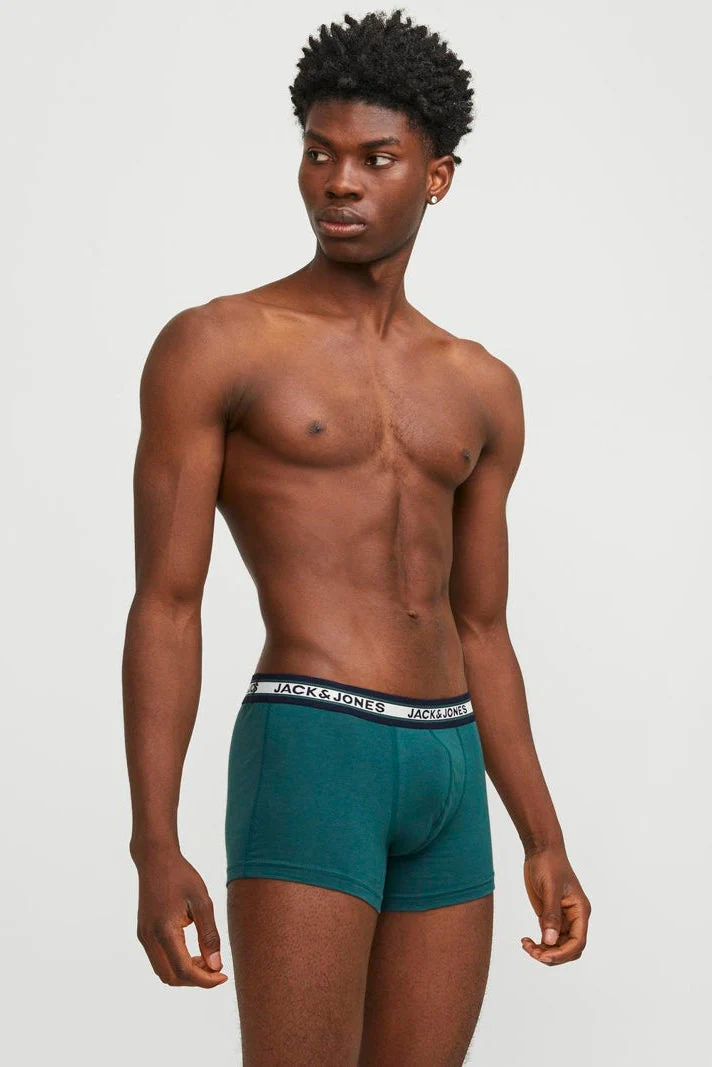 Jack & Jones Solid Trunks 10 Packs Dark Grey Melange - Image 5