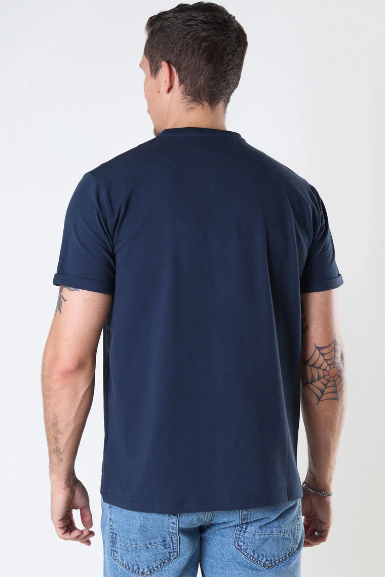 Clean Cut Copenhagen Patrick Organic Tee Navy - Image 3