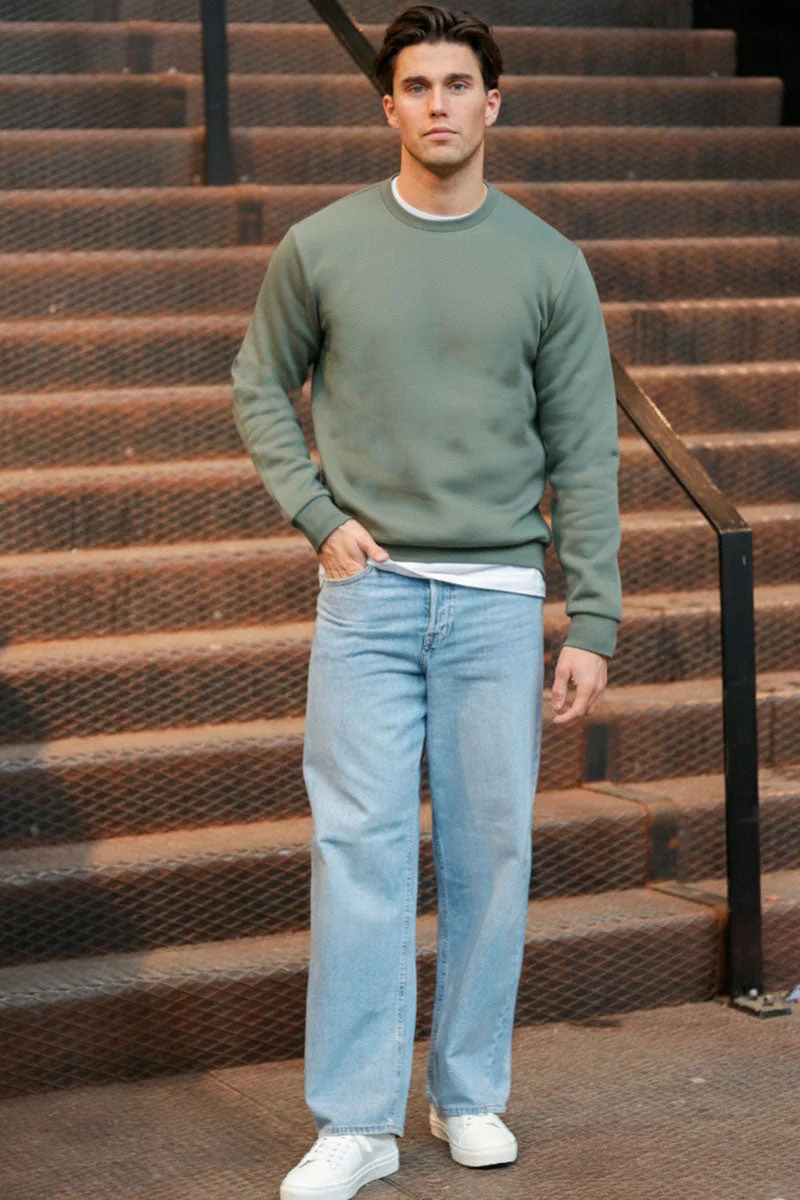 ONLY & SONS CERES CREW NECK Castor Gray - Image 2
