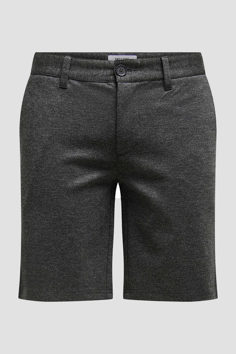 ONLY & SONS MARK SHORTS  Dark Grey Melange - Image 6