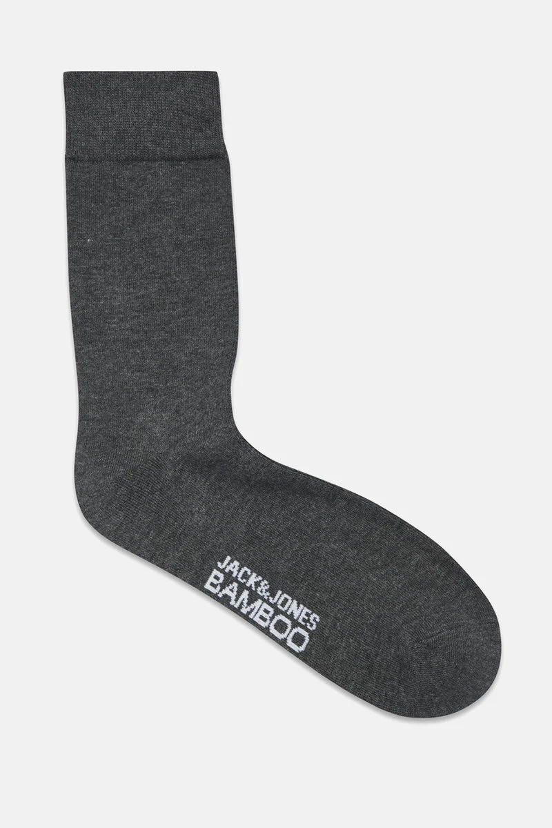 Jack & Jones JACBASIC BAMBOO SOCK 5 PACK NOOS Black Black - Navy blazer - Dark grey melange - Light - Image 2