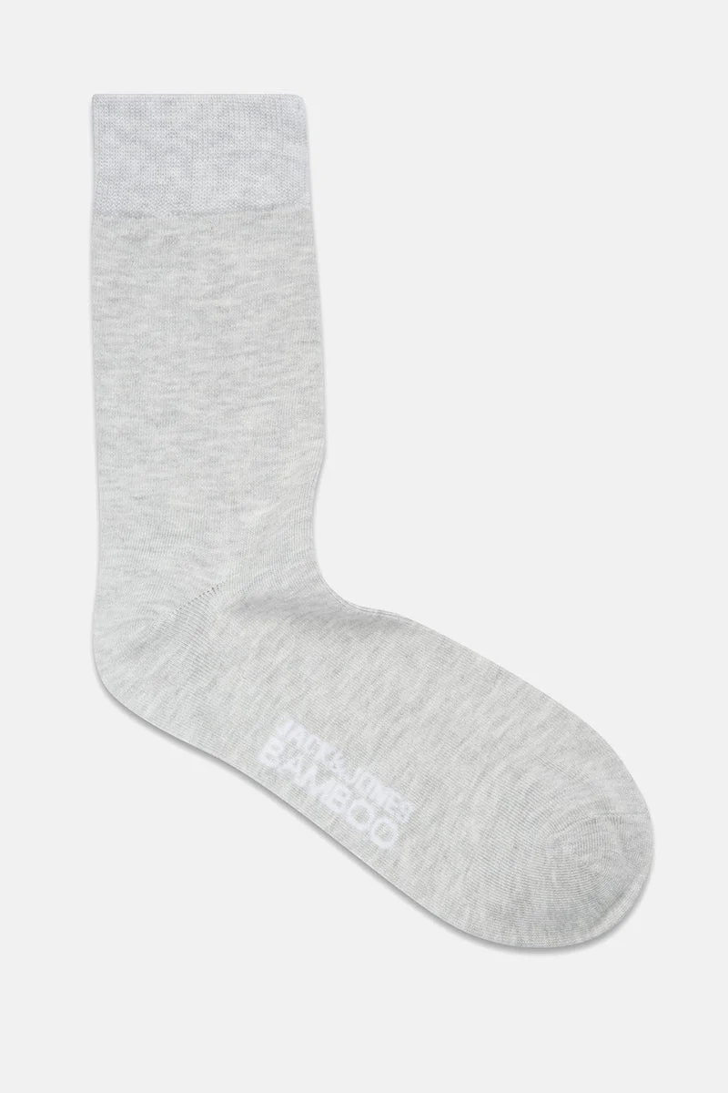Jack & Jones JACBASIC BAMBOO SOCK 5 PACK NOOS Black Black - Navy blazer - Dark grey melange - Light - Image 3