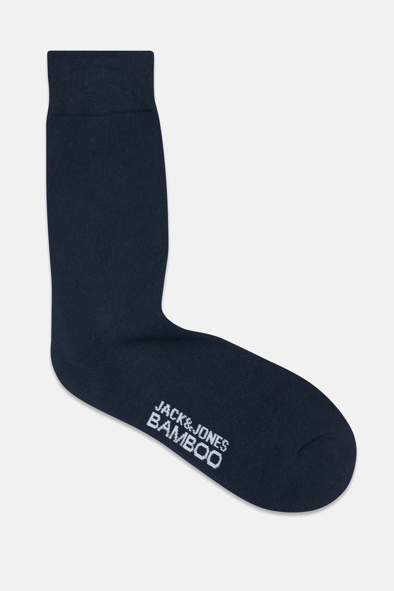 Jack & Jones JACBASIC BAMBOO SOCK 5 PACK NOOS Black Black - Navy blazer - Dark grey melange - Light - Image 5