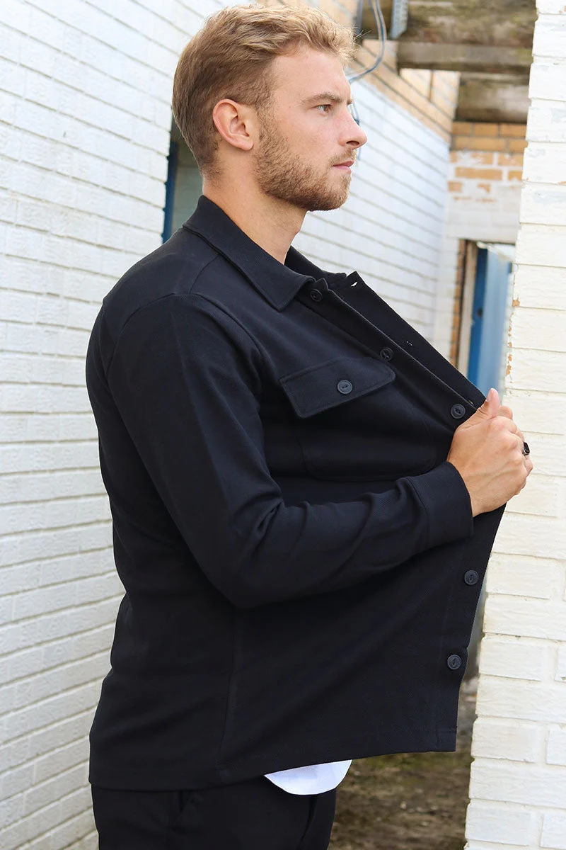 ONLY & SONS KODYL OVERSHIRT SWEAT Black - Image 5