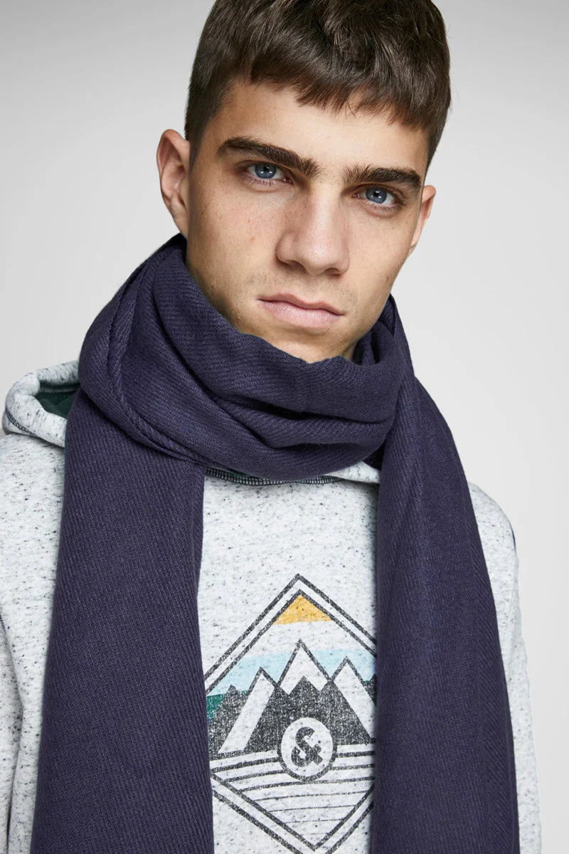 Jack & Jones SOLID WOVEN SCARF Navy Blazer - Image 2