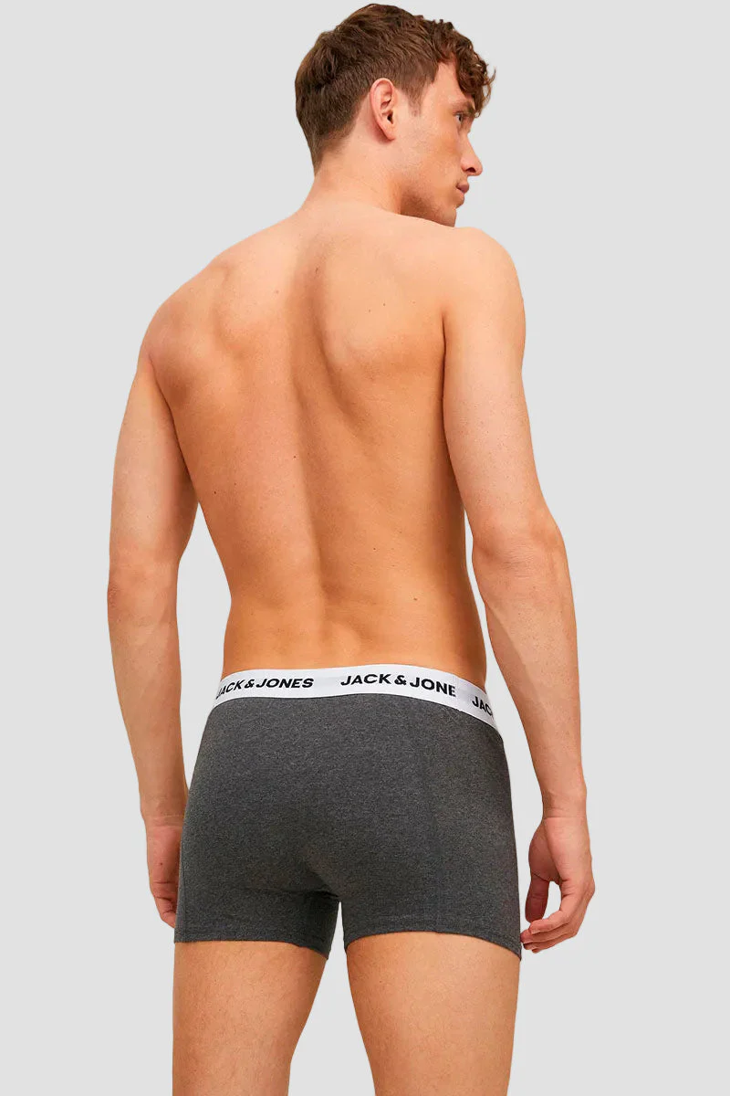 Jack & Jones JACBASIC WHITE WB TRUNKS 5 PACK NOOS Forest Night - Image 6