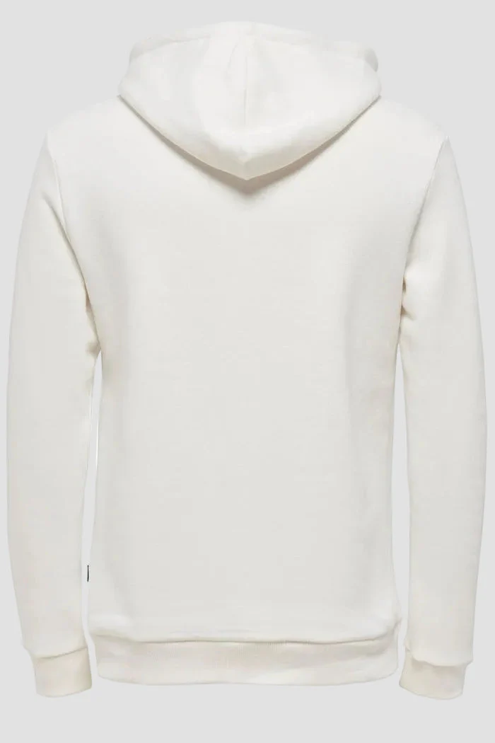 Only & Sons Ceres Hoodie Cloud Dancer - Image 7