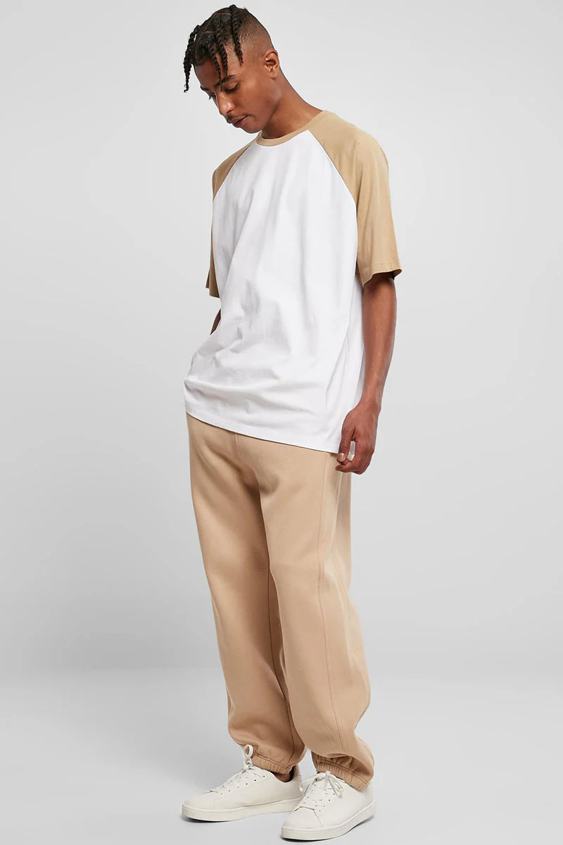 Urban Classics Organic Oversized Raglan Tee White/Beige - Image 2