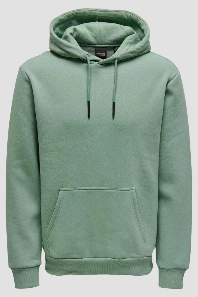 Only & Sons Ceres Hoodie Chinois Green - Image 6