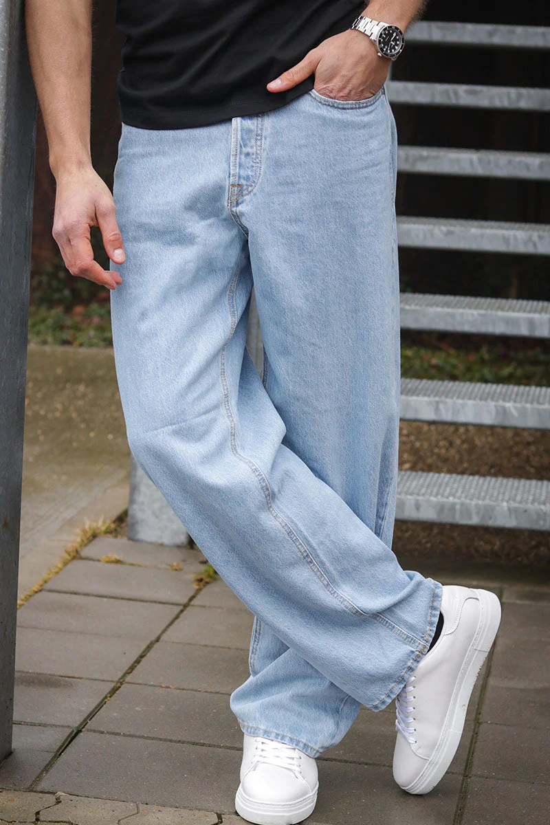 Jack & Jones Alex Baggy Fit 304 Blue Denim - Image 5