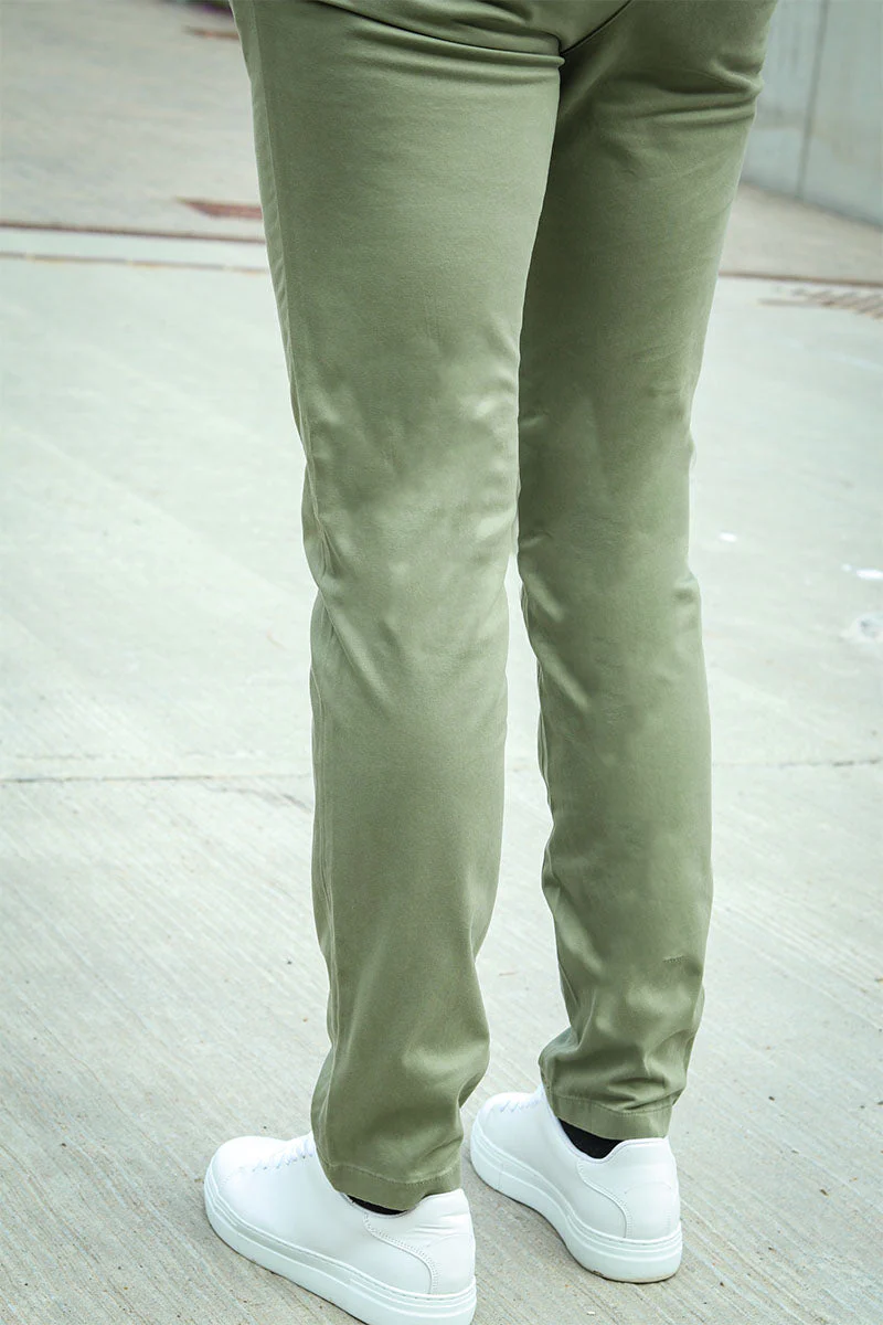 Jack & Jones Marco Bowie Chinos Deep Lichen Green - Image 5