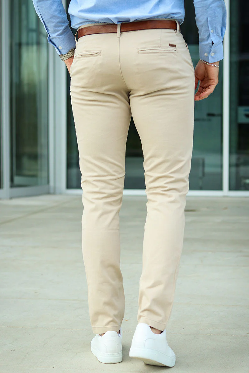 Jack & Jones Marco Bowie Chinos Oxford Tan - Image 7