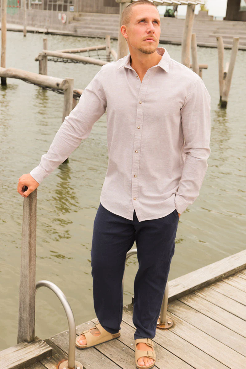 Selected Brody Linen Pants Black - Image 2