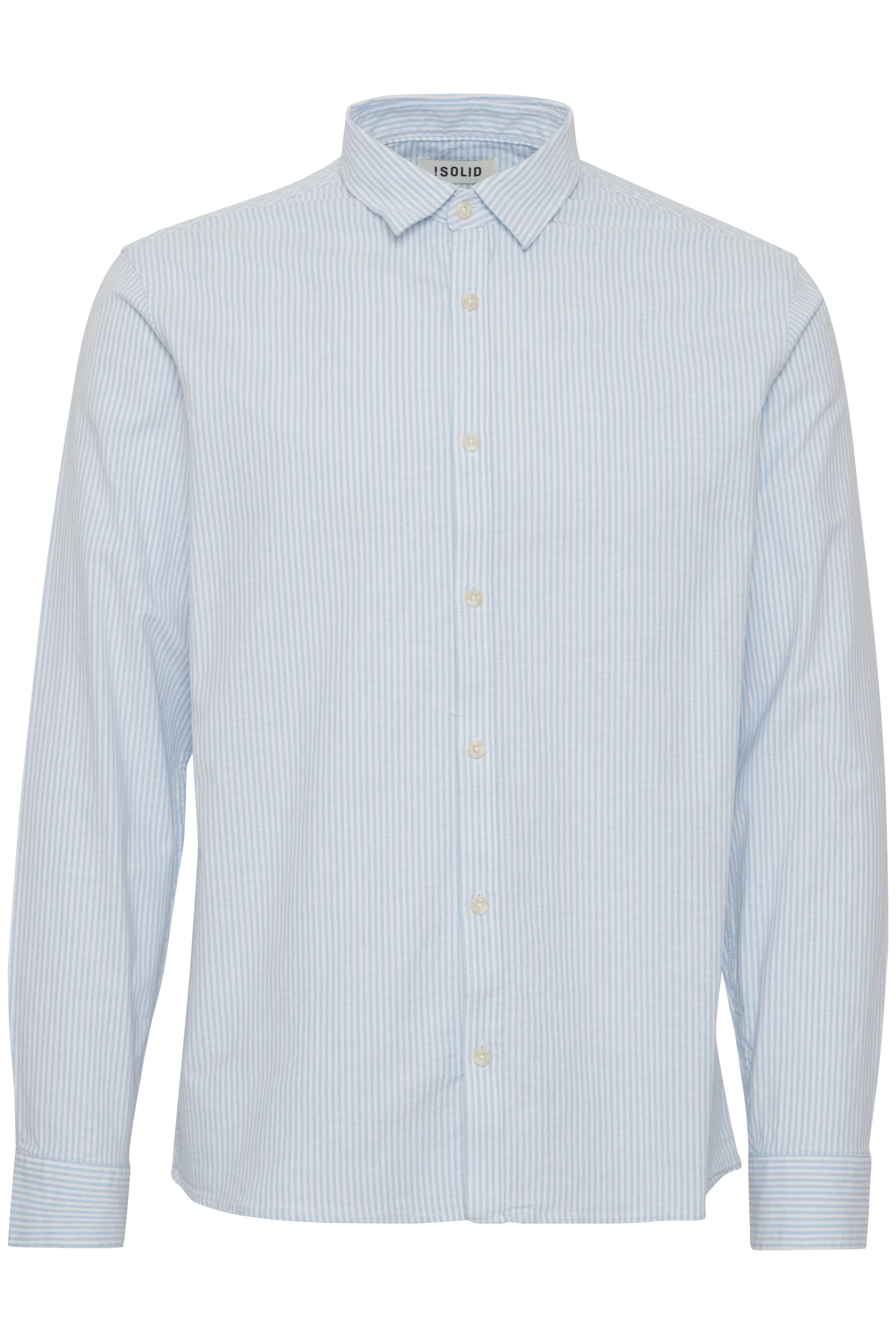 Solid Val Stripe Shirt Sky Blue - Image 3