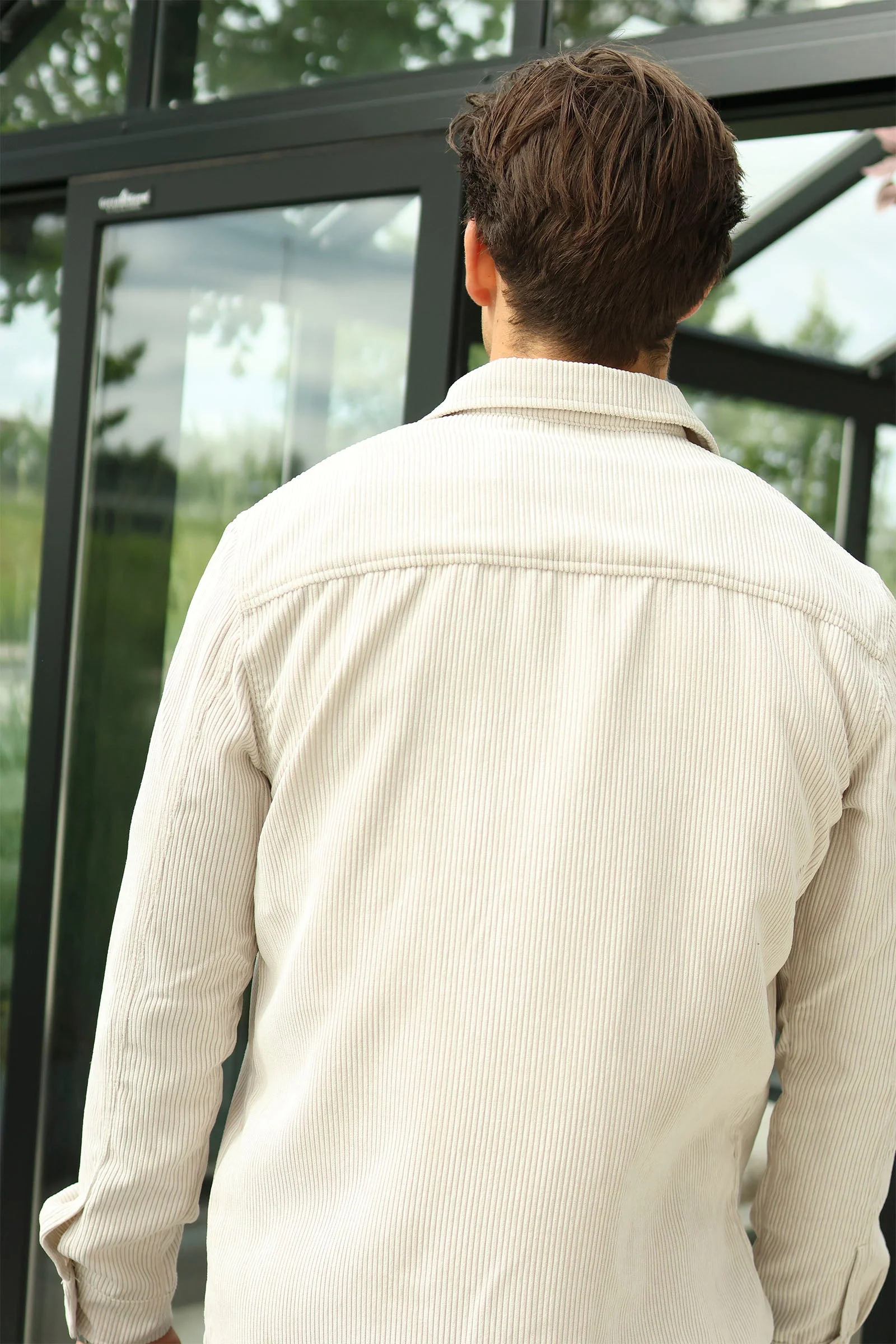 ONLY & SONS Tile Corduroy Shirt Pumice Stone - Image 6
