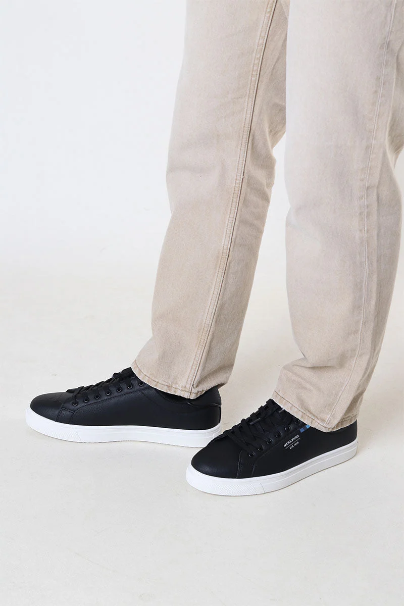 Jack & Jones Bale PU Sneakers Anthracite - Image 2