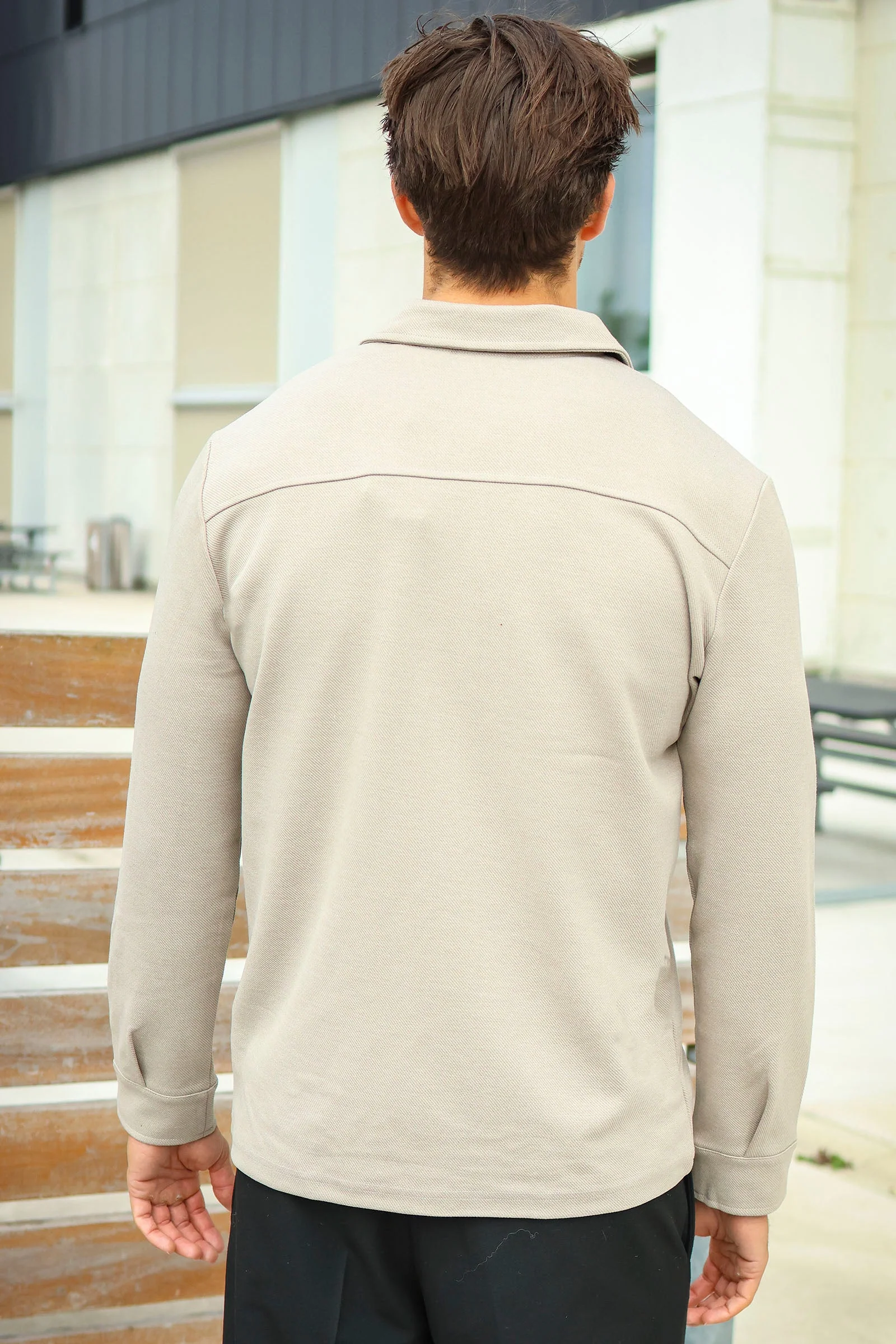 ONLY & SONS Kodyl Overshirt Vintage Khaki - Image 5