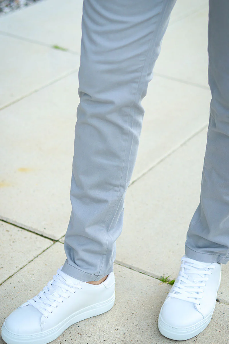 Jack & Jones Marco Bowie Chinos Ultimate Grey - Image 4
