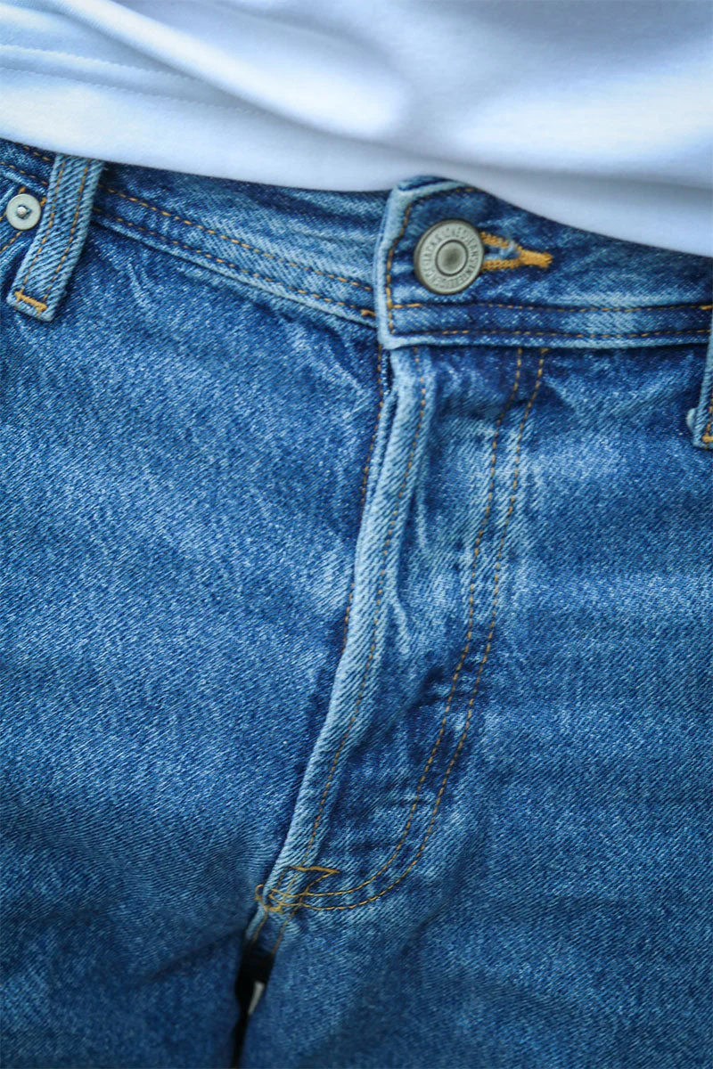 Jack & Jones Tony Loose Fit Shorts 301 Blue Denim - Image 3