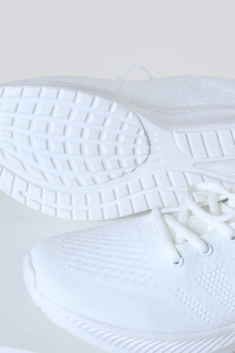 Jack & Jones Croxley Knit Sneaker Bright White - Image 7